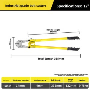 औद्योगिक ग्रेड स्टील बार कतरन, स्टील बार तोड़ने के लिए विशेष पट्टियां, मैनुअल वायर कटर - Product Image 4
