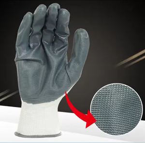 Guante de construcción de inmersión de nitrilo Agarre Guantes de hormigón Trabajo DE SEGURIDAD Guantes mecánicos - Product Image 3