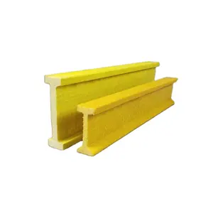 Fiberglass Pultrusion Profiles, Manufacturer Supply Good Quality Fiberglass FRP GRP Pultruded I Beam H Beam