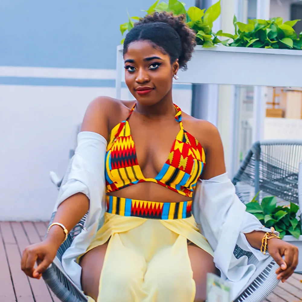 2020 été Slip dames vêtements de plage Offre Spéciale femmes imprimé africain deux pièces