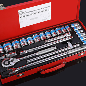 ชุดเครื่องมือซ่อม Euro King Tools 24 ชิ้น ชุดบล็อกหกเหลี่ยม 1/2 นิ้ว วัสดุโครเมี่ยมวาเนเดียม - Product Image 1
