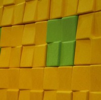 Panneaux acoustiques en feutre 3D aux couleurs et motifs personnalisés pour un traitement mural créatif