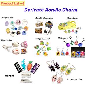 个性耳环饰品定制可爱耳环动漫卡通透明亚克力女孩耳环 - Product Image 4