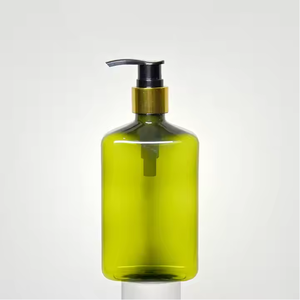 Ambra 300ml-500ml bottiglia di lozione cosmetica per animali domestici stile di lusso tappo in alluminio PET fabbrica diretta all'ingrosso per lozione per il corpo cibo