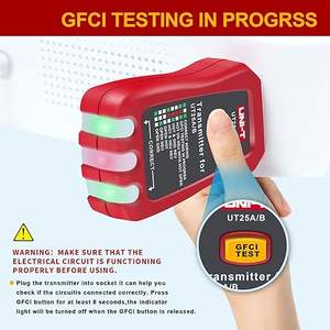 UNI-T UT25A AC Leistungs schalter Finder und Tracer Tool Kit mit elektrischem integriertem <span class=keywords><strong>GFCI</strong></span> Outlet <span class=keywords><strong>Tester</strong></span> AC 90-120V USA Stecker - Product Image 3