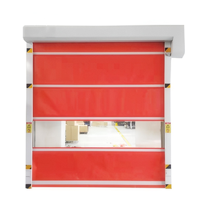 Puerta Rápida Automática de PVC Industrial de Alta Velocidad, Puerta Enrollable Rápida para Logística de Almacenes, Puerta de Seguridad de Acción Rápida con Sensor de Radar - Product Image 4