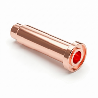 Services de tournage CNC de haute précision pour boulons en cuivre sur mesure avec finition passivée, longueur 20 mm, conception non filetée