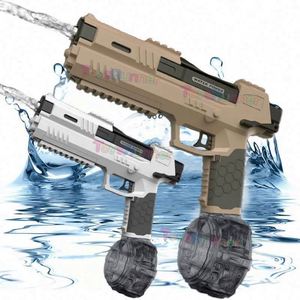 Pistolet à eau électrique automatique pour enfants, idéal pour les jeux d'été en extérieur, à la plage ou à la piscine, recharge USB, capacité 1000 ml - Grande Vente - Product Image 5