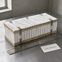 Module en fibre céramique pour four à moufle, bloc d'isolation réfractaire, ignifuge, haute température 1400°C, revêtement de four