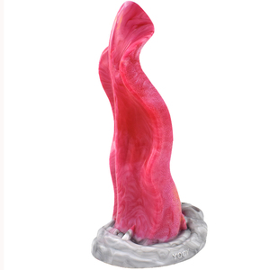 Vendita calda morbido Silicone Dildo giocattolo del sesso realistico lupo lingua con ventosa pieno Silicone giocattolo del sesso Dildo per le donne - Product Image 3