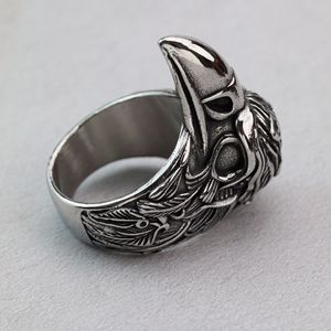 Retro Stainless Steel Men's <b>Ring</b> Eagle Relief Solid Design Gift Jewelry - Product Image 4