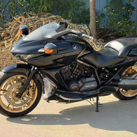 Horizon S 680Cc Moto sportive à cylindre noir haute performance pour la course
