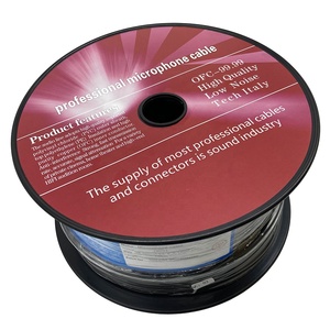 احترافية مرنة منخفضة الضوضاء OFC النحاس 2 Core AWG24 محمية ، سلك Mm2 ، لفة m سائبة - Product Image 3