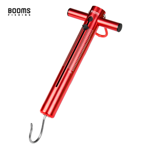 Booms Fishing Red 25lbs Fish Weight Scale <b>Large</b> Handle Hanging Luggage Spring Scale Portable Aluminum Tube 3-Year Warranty No - Product Image 1