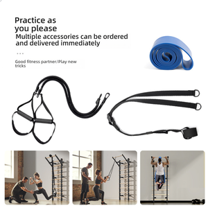 Equipo <span class=keywords><strong>de</strong></span> Entrenamiento <span class=keywords><strong>Multifuncional</strong></span> Plegable con Marco <span class=keywords><strong>de</strong></span> Madera <span class=keywords><strong>de</strong></span> Costilla para Ejercicios <span class=keywords><strong>de</strong></span> Piernas y Estiramiento en Interiores, para Sala <span class=keywords><strong>de</strong></span> Baile <span class=keywords><strong>de</strong></span> Doble Hombro - Product Image 5