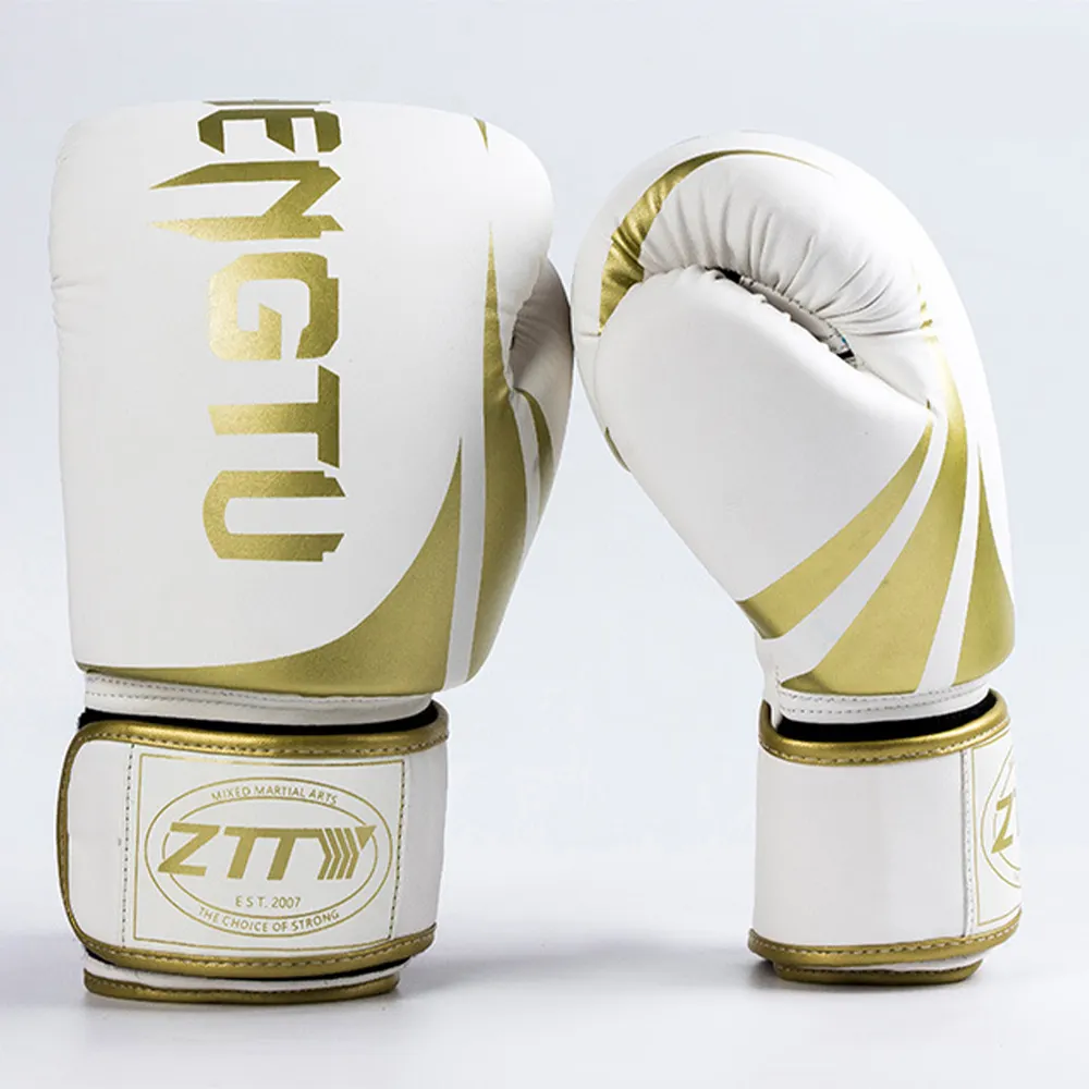 FunFishing High Quality Professional Training Pu Leather Boxing Gloves