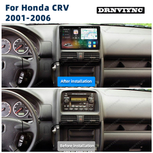 Sistema Multimedia para Automóvil Android 13 QLED 2K de 9.5 Pulgadas, Autoradio con Navegación GPS, Estéreo para <span class=keywords><strong>Honda</strong></span> CRV <span class=keywords><strong>CR</strong></span>-<span class=keywords><strong>V</strong></span> <span class=keywords><strong>2001</strong></span>-<span class=keywords><strong>2006</strong></span> - Product Image 2