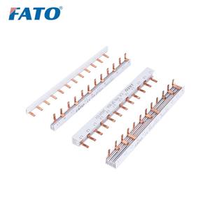 <span class=keywords><strong>FATO</strong></span> 40A/63A/80A/100A 415V Pin tipo cobre barra colectora peine conector para MCB disyuntor caja de distribución equipo de energía - Product Image 2
