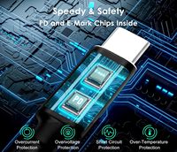 DC 5,5x2,1mm Rundstecker USB-C zu DC Adapter 10er-Set Stromstecker-Kit Universelles Ladegerät 100W PD Stromkabel für Laptop