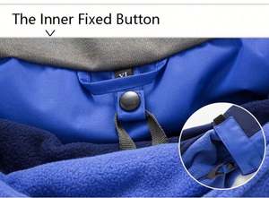 Veste en polyester imperméable et coupe-vent personnalisée avec impression personnalisée, doublure intérieure chaude, veste softshell pour homme, idéale pour l'escalade - Product Image 6