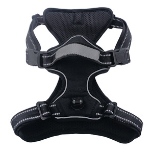 Arnés <span class=keywords><strong>para</strong></span> perro sin tirones, Chaleco de malla de hilo reflectante que absorbe los golpes, ajuste cómodo, <span class=keywords><strong>correa</strong></span> ajustable antiescape, Collar <span class=keywords><strong>para</strong></span> mascotas <span class=keywords><strong>para</strong></span> <span class=keywords><strong>perros</strong></span> - Product Image 1