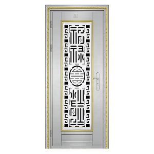 Puerta <span class=keywords><strong>de</strong></span> acero inoxidable moderno <span class=keywords><strong>puertas</strong></span> <span class=keywords><strong>de</strong></span> <span class=keywords><strong>entrada</strong></span> Swing gráfico diseño Exterior gratis espaÃ a empujar y tirar <span class=keywords><strong>de</strong></span> instalación en sitio - Product Image 4
