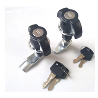 Serrure à came en alliage de zinc FS6623 SOUTHC E3-150-25 avec bouton à aile, loquet à compression rapide pour armoire industrielle