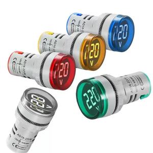 22 Mét LED hiển thị kỹ thuật số điện áp Meter chỉ số tín hiệu đèn vôn kế đèn Tester Combo nhựa Phạm vi đo 60-500V AC - Product Image 6