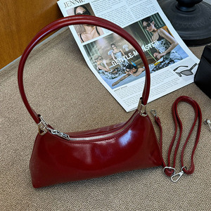 Bolso rojo vintage para mujer, minimalista, de hombro, bandolera, para ir al trabajo. - Product Image 5