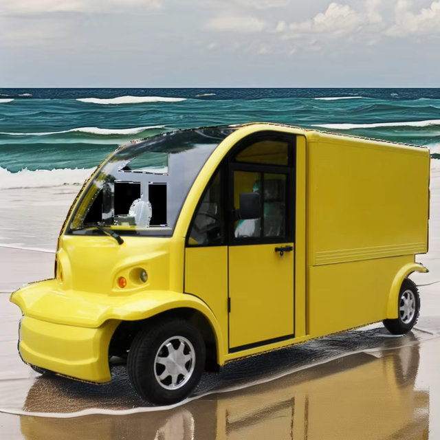 Small Park Electric Cargo Van with air Conditioner