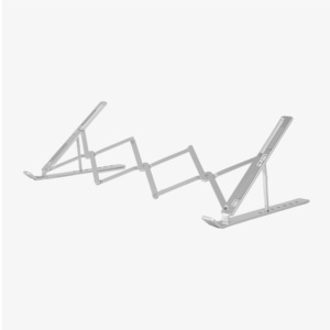 New Adjustable Vertical Support Portable <b>Laptop</b> <b>Stand</b> with Aluminum Silicone Protective Pads for Wide Use Areas - Product Image 1