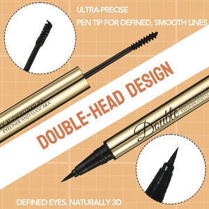 Gel et Crème Sourcils 2-en-1 Double Embout Waterproof Longue Tenue Haute Pigmentation Eyeliner Coloré Certifié CE - Product Image 2