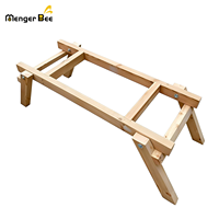 Support de ruche national standard britannique, commande en gros, support de ruche pliable en bois de pin robuste pour les distributeurs d'apiculture