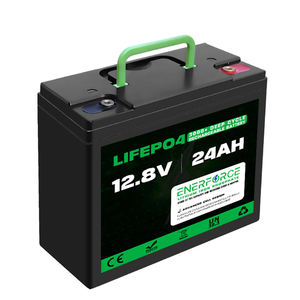 Enerforce حزمة بطارية ليثيوم فوسفات الحديد 12 فولت 24 أمبير 307.2Wh مع محطة M5 لقوارب الطاقة الشمسية عربات الغولف - Product Image 1