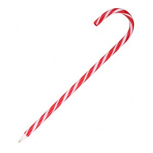 Christmas Promotion Plastic Gel Pens Wholesale Candy Cane-shaped Signature Pen Christmas <b>Gift</b> Suitable for Corporate Events - Product Image 6