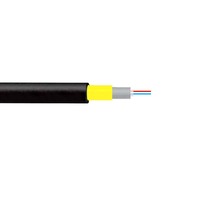 Kabel Drop OUFU Loose-Tube-Drop-Cable Indoor/Outdoor untuk Pemasangan Saluran 8/5mm Micro Tube FTTX