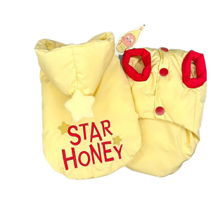 Chaleco Acolchado para Perro con Diseño Nuevo, Bordado de Estrella, Chaqueta Cálida de Invierno para Perros Pequeños - Product Image 3