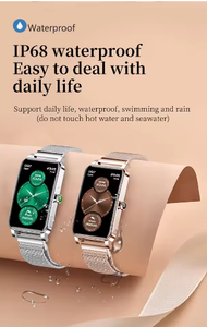 Montres intelligentes ZX19, fréquence cardiaque, pression artérielle, oxygène, bracelet intelligent pour les règles, montre de fitness pour femmes - Product Image 6