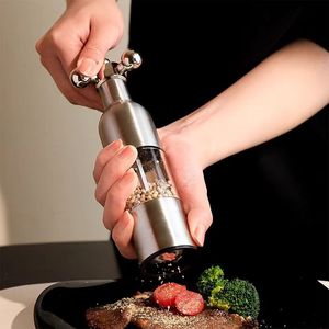 <span class=keywords><strong>Moulin</strong></span> à <span class=keywords><strong>poivre</strong></span> manuel en acier inoxydable, <span class=keywords><strong>moulin</strong></span> à sel et à <span class=keywords><strong>poivre</strong></span> avec poignée et réglage de la grosseur de mouture - Product Image 2