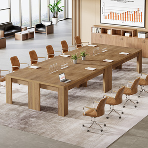 Table <span class=keywords><strong>de</strong></span> conférence rectangulaire étroite et longue Tribesigns <span class=keywords><strong>de</strong></span> 78,74 pouces pour 6 à 12 personnes, mobilier <span class=keywords><strong>de</strong></span> bureau pour <span class=keywords><strong>salle</strong></span> <span class=keywords><strong>de</strong></span> <span class=keywords><strong>réunion</strong></span>, bureau <span class=keywords><strong>de</strong></span> direction 4 pièces - Product Image 3
