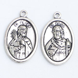 Médaille catholique de saint-<span class=keywords><strong>Paul</strong></span> et de saint-Peter de 1 pouce - Product Image 1