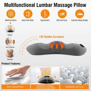 Almohada Eléctrica 3 en 1 con Calor y Masaje, Tecnología Inteligente de Elevación por Aire, Ideal <span class=keywords><strong>para</strong></span> Coche/Cama/Dormir/Silla de Oficina - Product Image 2