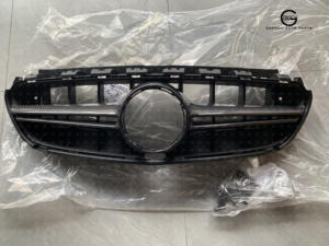 W213 कार्बन फाइबर कार ग्रिल 2016 + मर्सडीज बेंज ई क्लास w213 e63s amg कार्बन फाइबर ग्रिल ई 63s सामने बम्पर ग्रिल - Product Image 2