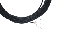 Cable Ethernet para Exteriores Cat5e U/UTP de 305 m, Resistente a la Intemperie, Profesional, con Revestimiento de PE de 24 AWG, Negro, Compatible con PoE para Cámaras IP Gigabit