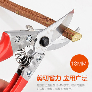 Bypass Pruner Alloy Steel Red Handle 20-30 Mm Trimming Diameter Gardening Tool - Product Image 5