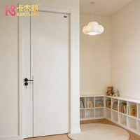 Porte intérieure moderne en bois avec accessoire de serrure silencieuse pour l'isolation acoustique dans les chambres d'hôtel et de villa