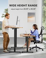 Muebles de oficina de un solo motor, escritorio de pie para sentarse, mesa de ordenador, marco de escritorio de pie eléctrico ajustable en altura de oficina inteligente
