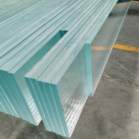 Vidrio Templado SGCC de 6 mm, 8 mm, 10 mm y 19 mm, Vidrio Templado Starphire con Bajo Contenido de Hierro para Construcción