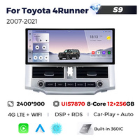 MEKEDE 7870 Écran multimédia de voiture 12,3 pouces avec Car-play Auto, résolution 2K 2400*900, lecteur audio de voiture, ADAS DVR pour Toyota 4Runner 07-21