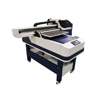 Nouvelle imprimante UV à plat 6090 pour tête d'impression I3200, entièrement automatique, taille d'impression 90x60 cm, pour carton, flex, étiquettes coquille d'œuf, DTF